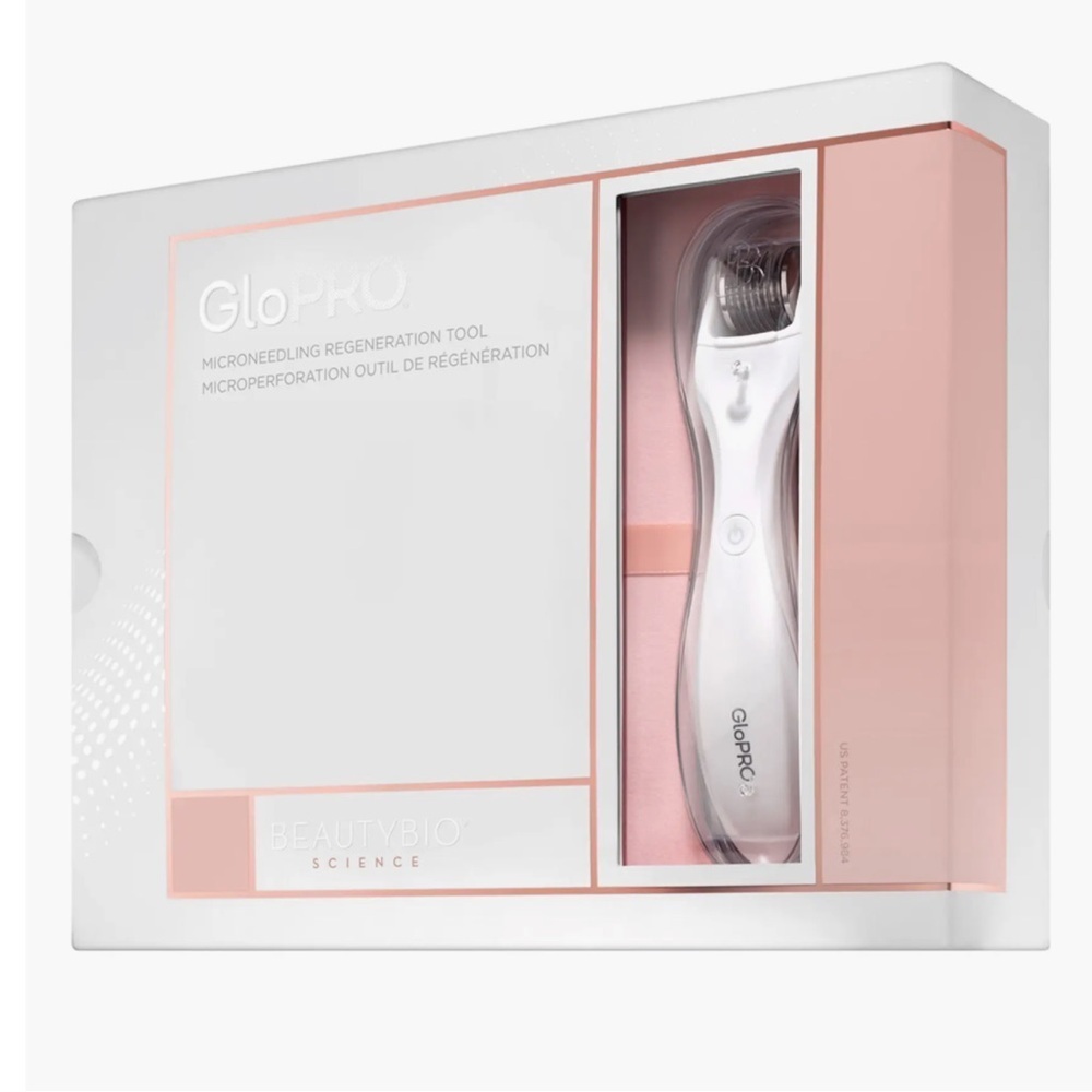 GloPro Skincare Tool - White and Pink